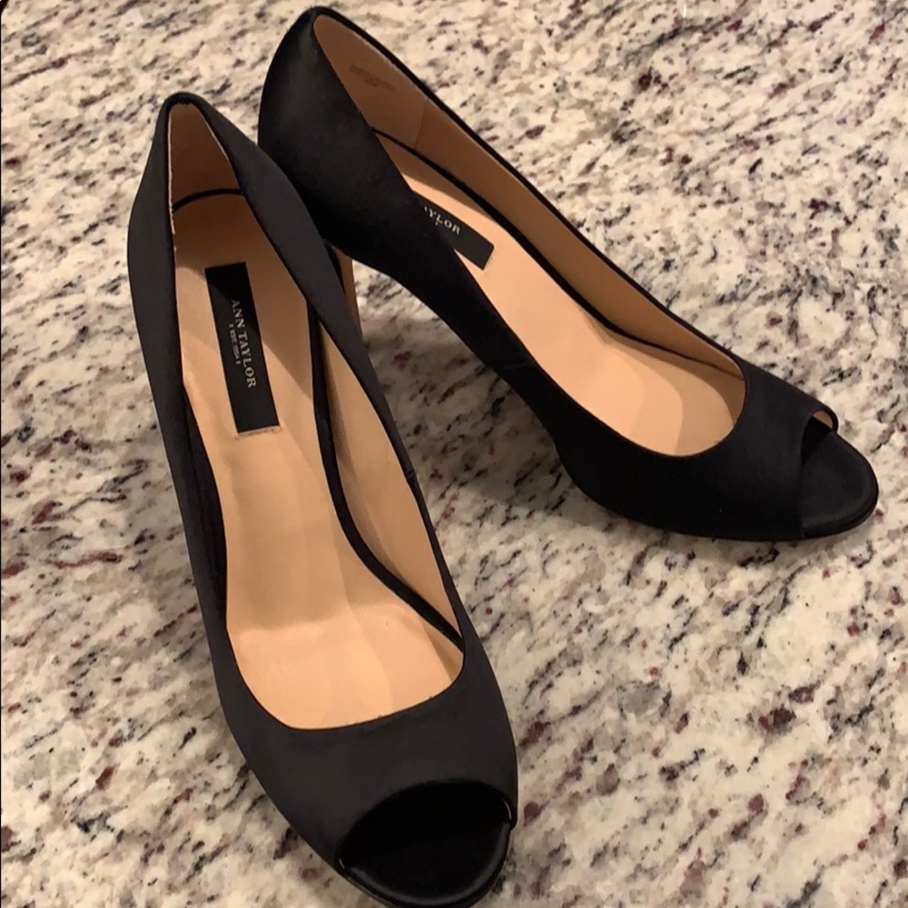 Ann Taylor Peep Toe Pumps